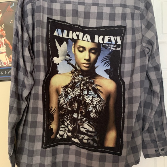 NWT:Alicia Keys custom made shirt XL - Picture 3 of 8